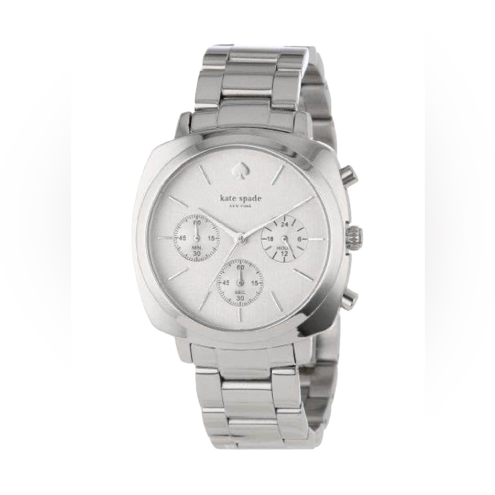 IOB Kate Spade New York Womens Brooklyn Stainless Steel Chronograph Watch